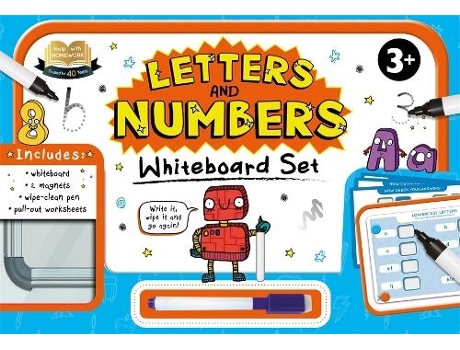 Livro 3+ letters & numbers de autumn publishing (inglês)