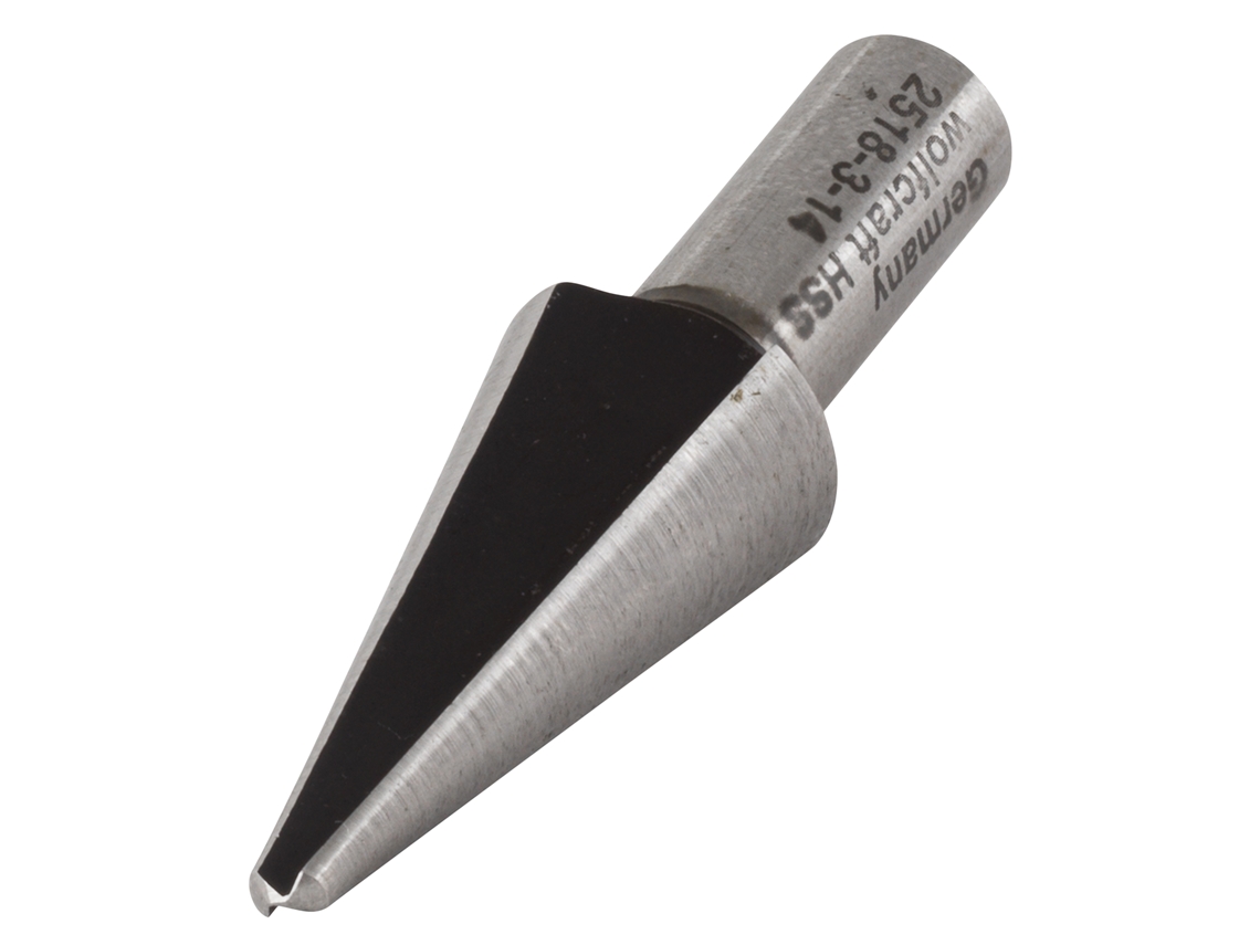 WOLFCRAFT 2518000 1 Fresa de Escarear HSS com Haste de 8 mm Ø 3 - 13,5 mm