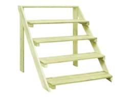 Vidaxl Suporte Para Plantas 80x80x80 Cm Madeira De Pinho Impregnada