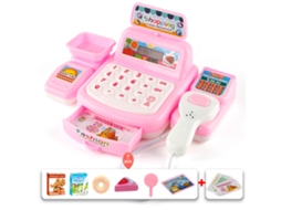Brinque de Faz de Conta com uma Caixa Registradora Eletrônica de Brinquedo.caixa Registradora Rosa + Donuts CHENNNLS