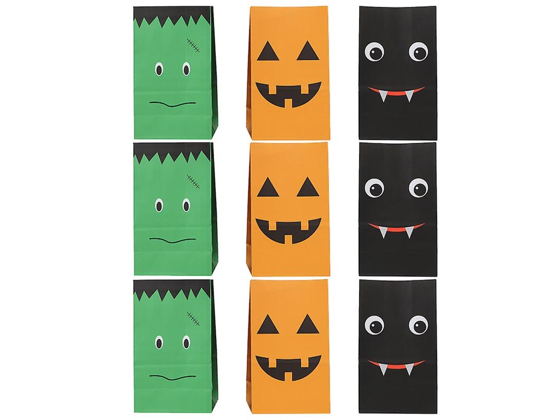 30 Unidades de Bolsas de Armazenamento de Halloween para Presentes de Halloween ALLINLESS