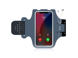 Bolsa De Pulso Multifuncional À Prova D'água Para Celular - Celular De 6,5 Polegadas - Cinza (versão Atualizada)