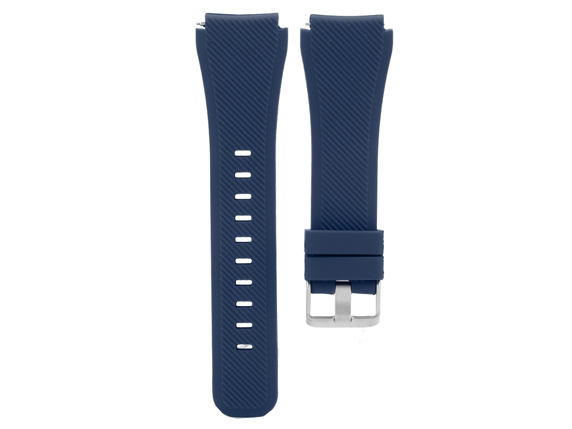 Pulseira de Silicone Ajustável para Samsung Gear S3 Frontier/classic Azul