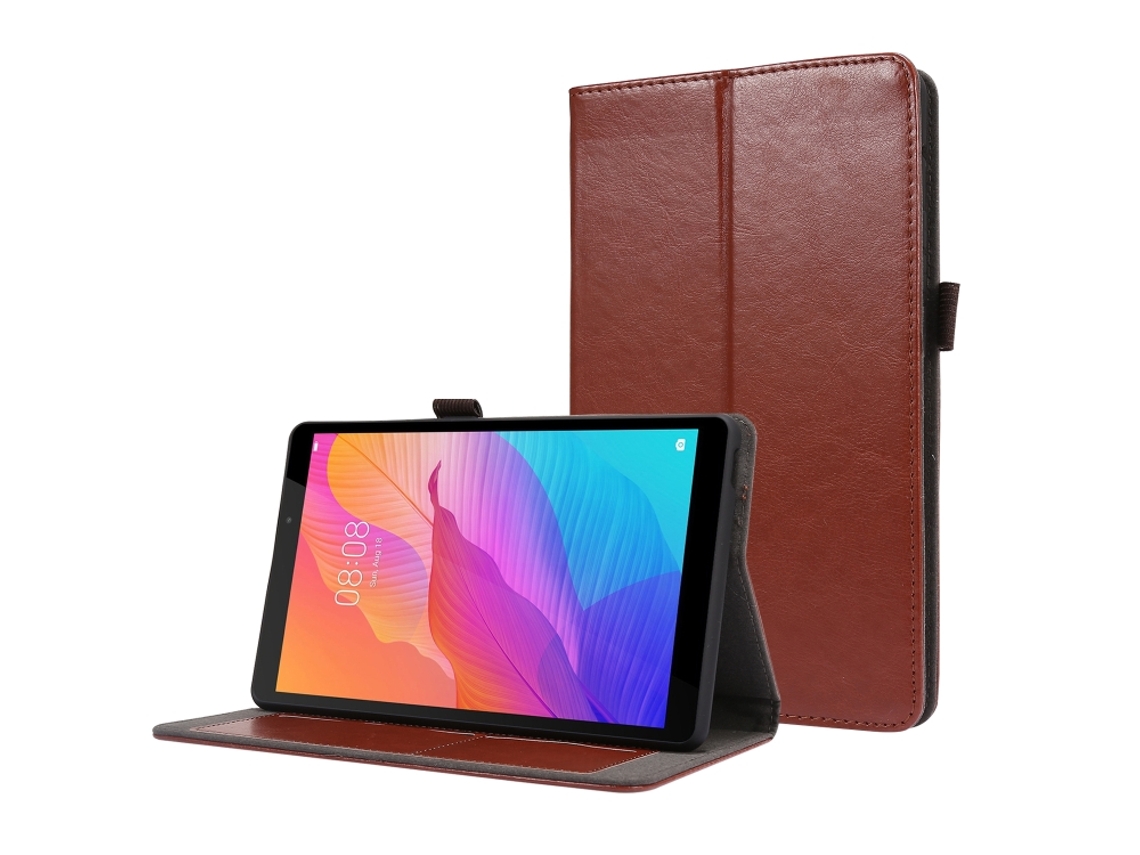 Capa‑flip Horizontal Textura Cavalo Selvagem Halinuia Com Suporte Dobrável E Ranhura De Cartão Para Huawei Matepad T8