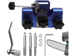 Afiar Motosserra,afiar Rápida com Manivela Kit de Gabaritos para Dispositivo de Afiar Motosserra Manual, para Uso CHABERLU