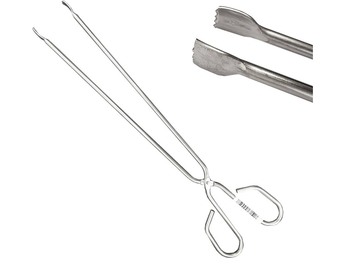 Tenaz Aço Inox. para Carne METALTEX 35Cm