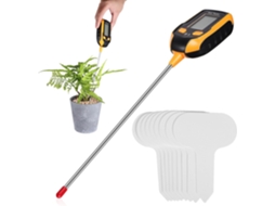 Medidor De Umidade Do Solo E Ph Toddmomy Com Tecnologia Sensor Detecção Por Agulha Fabricado Em Plástico Liga