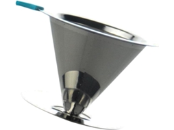 Funil De Aço Inox Para Filtro De Café, Ideal Para Preparar Chá E Café Em Casa. Gokoco