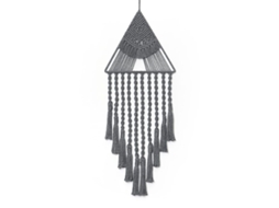 2026 linjou Colgante de Parede Macramé Cazador de Sonhos Decoração de Casa Cinza