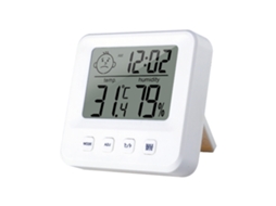 Termômetro higrômetro digital indoor com display de hora | S/MARCA
