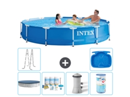 Intex Piscina Com Estrutura Redonda - 366x76 Cm - 7-peças S31558