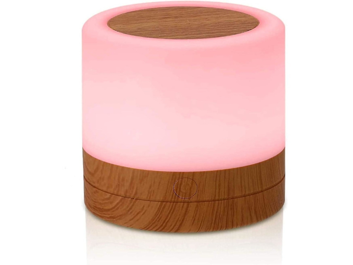 Luminária de Mesa Cabeceira Sensível Ao Toque, Luminária de Cabeceira Pequena com Carregamento Usb, 5 Níveis de Brilho e 13 Cores Rgb BRILVIBERA