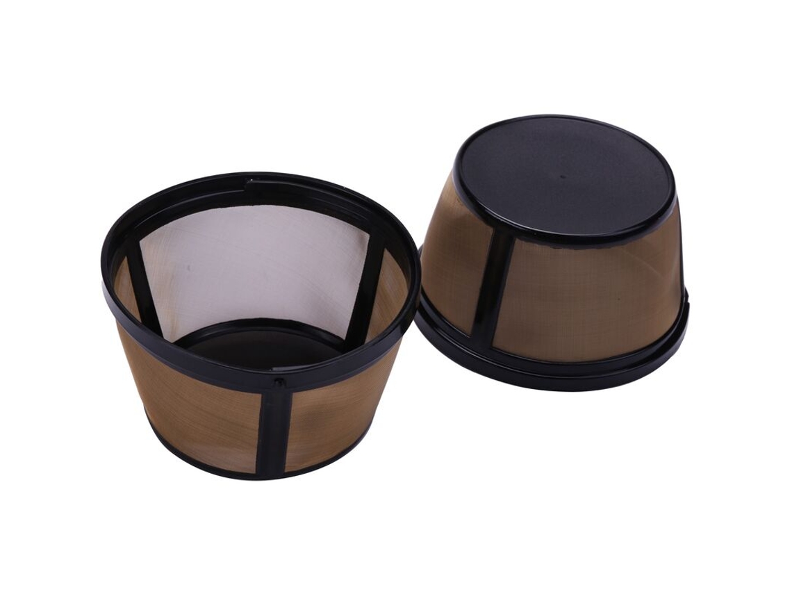 Filtro De Café Reposição Para Cesta 4 Xícaras Permanente Cafeteiras Mr. Coffee Maker E Outras (pacote Com 2)