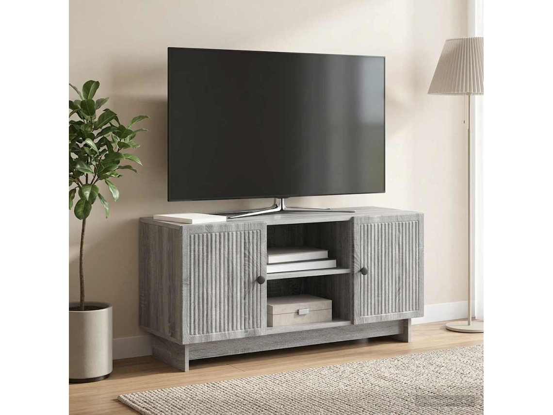Vidaxl Gabinete para Tv 102 X 34,5 X 50 Cm Sonoma Cinzento