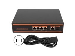 Switch Poe 5 Portas LAXISCREED 802.3af/at Vlan