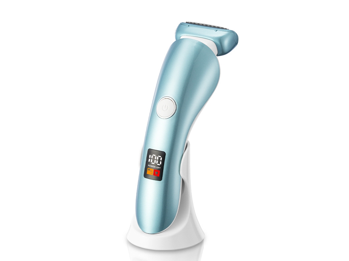 Depilador Elétrico Feminino Usb Recarregável, Cabeça Tripla, À Prova D'água Ipx7, para Corpo, Axilas e Virilha, Uso em Casa Ou Viagem STELASPLEN