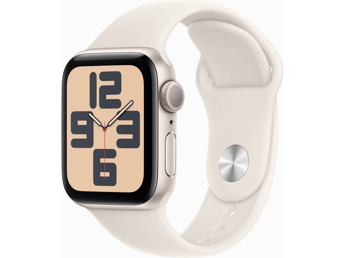 APPLE Watch SE GPS 40mm Aluminio Luz das Estrelas com Bracelete Luz das Estrelas Sport Band Tamanho M L Worten.pt