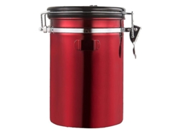 Frasco Hermético De Acero Inoxidable Para Café, Azúcar Y Té Com Registro De Data E Colher De Armazenamento Seco Portátil