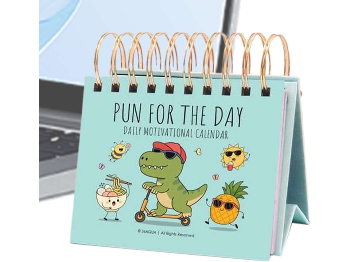 Calendário Com Frases Motivacionais Cartões De Papel Divertidos