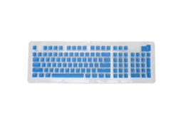Aetheria 110 Teclas de Teclado Fos Step Altura Oem Moldagem Duas Cores Substituição Prática Azul