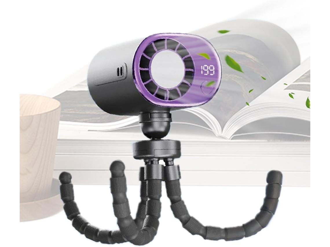 Ventilador Portátil Para Carro, Ventilador Polvo Com Led, 199 Velocidades