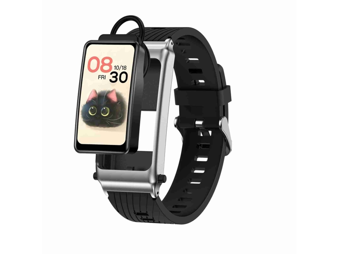 Smartwatch De 1,57 Polegadas Com Fone De Ouvido Removível E Pulseira De Silicone, Classificação Ip67 Mdug (prateado)