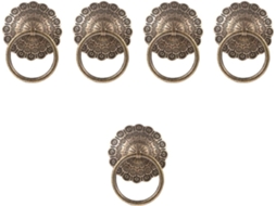 Conjunto De 5 Peças De Decoração Retrô Para Portas, Estilo Antigo, Com Puxadores E Segurança.