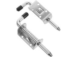 Fecho Com Mola, Fecho De Ferrolho Metal Com Mola, 8, 9cm 3, 5 Polegadas, Tom Prateado, Pacote Com 12 Peças