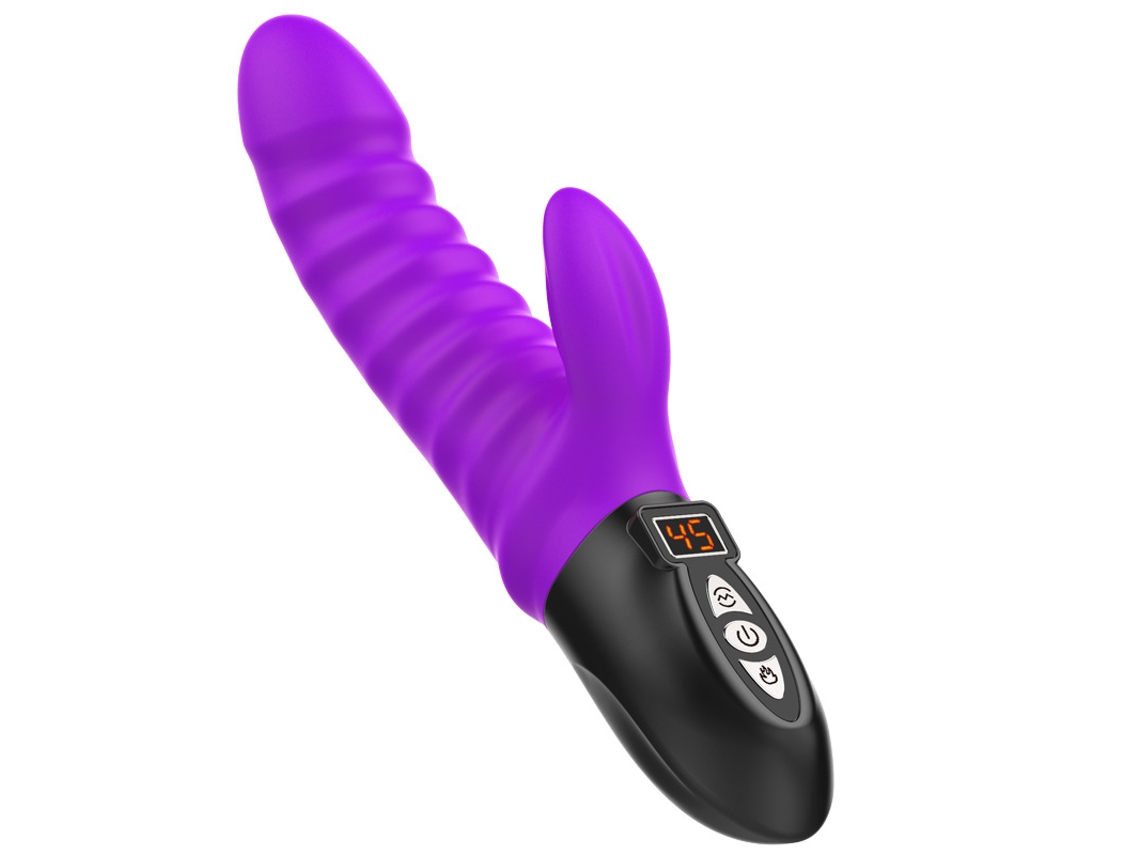 Vibrador De Aquecimento De Silicone Recarregvel Para Mulheres (roxo)