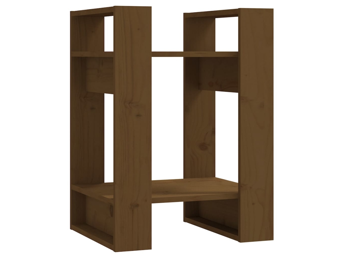Book Cabinet, Book Cabinets Vidaxl Marrom Madeira De Pinho (41 X 35 X 57 Cm)