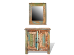 Bathroom Cabinet, Bathroom Cabinets Vidaxl Multicolor Madeira (n/a)