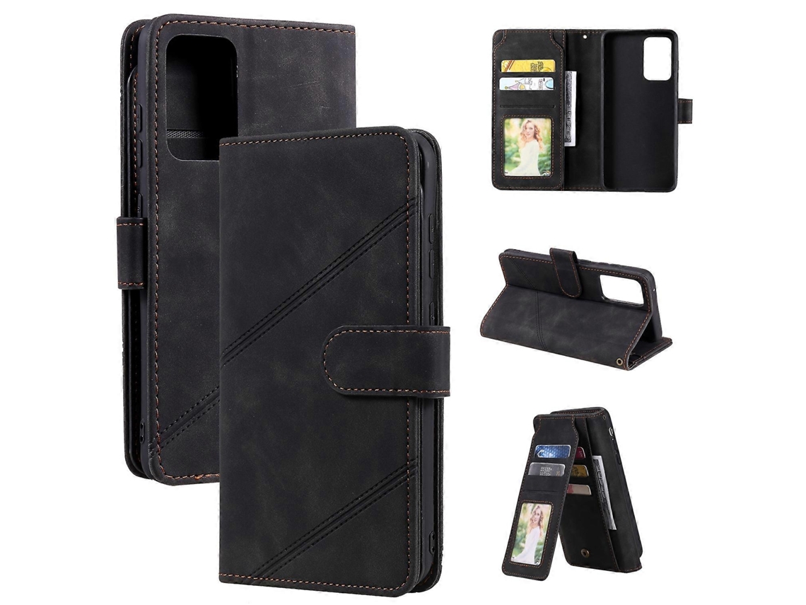 Capa De Couro Com Toque De Pele Para Samsung Galaxy A52 5g/4g