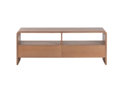 Móvel para Tv em Madeira de Paulownia com 2 Gavetas, 120x40x45cm ALEXANDRA HOUSE LIVING