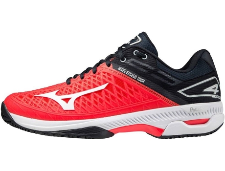 Sapatilhas para Homem MIZUNO Terra Batida Wave Exceed Tour 4 Vermelho para Tênis (EU 45)