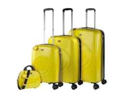 Conjunto de Malas SMILEY ORIGINALS Pc SMILEY ORIGINALS Amarelo-Preto 48X71X30 Cm 88L