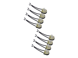 Conjunto De 2 Botões De Luz Para Luminária De Parede, Fácil Instalação, 4 Peças X 2
