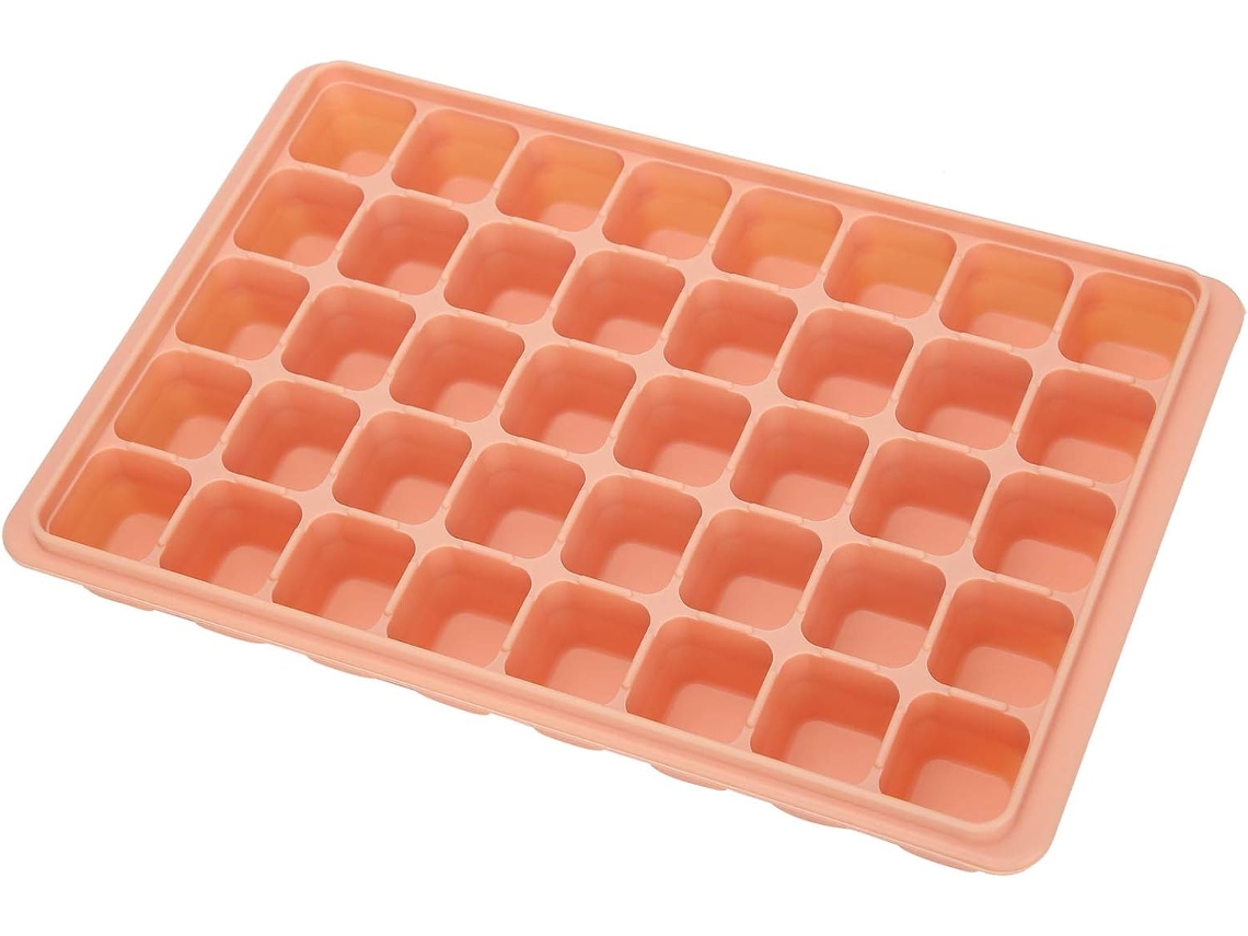 Formas De Gelo De Silicone, Moldes Com 40 Cavidades E Tampas, Moldes