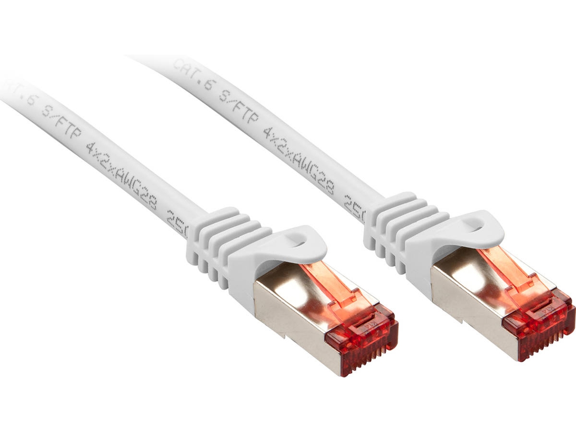 Cabo de Rede LINDY (RJ45 - 30 cm - Branco)