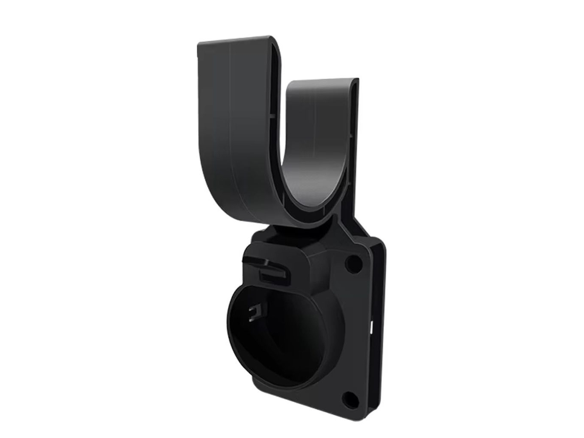 Suporte De Parede Sign Para Conector Carregamento Tipo 2 Com Gancho Cabo