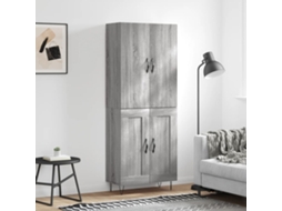 Highboard, Highboards Vidaxl Cinzeto Madeira Processada (n/a)