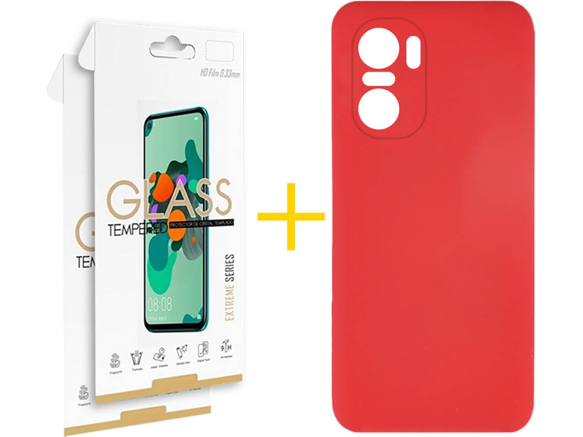 Capa + 2 Películas para Xiaomi MI 11I SKYHE Vermelho