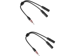 Adaptador De Antena Automotiva 2 Peças,macho Para Fêmea,cabo Recepção Rádio Automotivo,