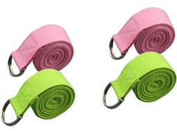 Vicasky Conjunto De 4-faixas Elásticas Para Exercícios Yoga, Elásticos E Alongamento, Antiderrapantes