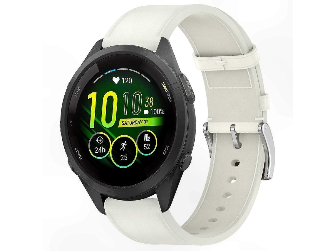 Pulseira De Substituição De Couro Premium 18mm Para Gps Smartwatches