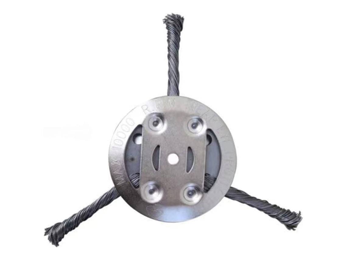 Ronjoe-cabeça De Cortador De Fio Aço Resistente Para Gramado Musgo Ferrugem 6 Polegadas