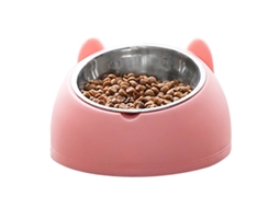 Tigela Elevada para Ração de Animais de Estimação, Antiderrapante de Aço Inoxidável para Cães e Gatos com Design 2 em 1 AQUAFORGE