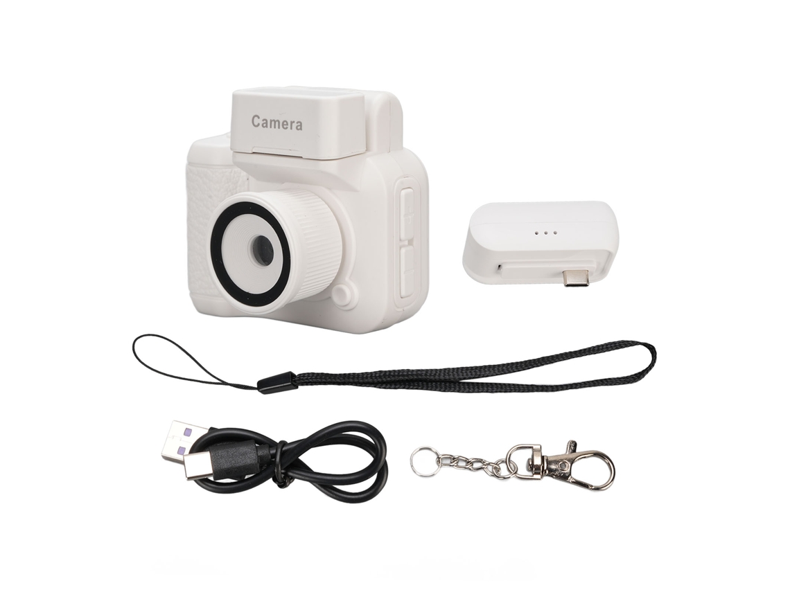 Câmara Digital Retro Compacta Com Flash, Vídeo 1080p E 2mp, Pequena E Portátil