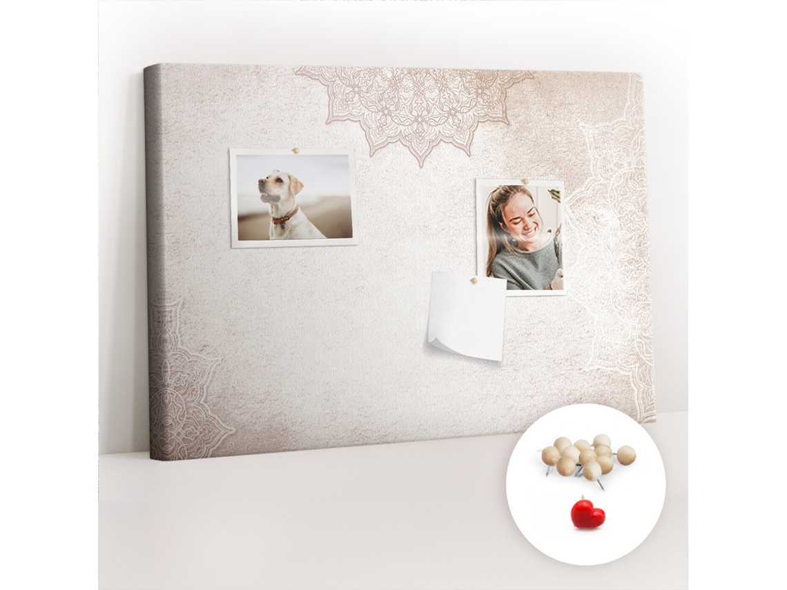 Lousa De Cortiça Padrão Decorativo Para A Sala De Estar Espelharte (60x40 Cm)