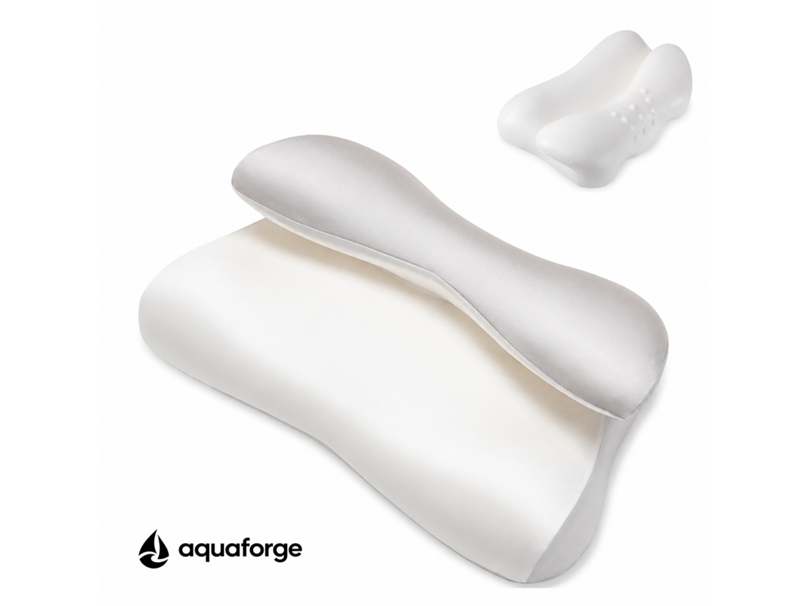Almofada Cervical Ergonómica Espuma Viscoelástica Respirável 40 X 65 Cm