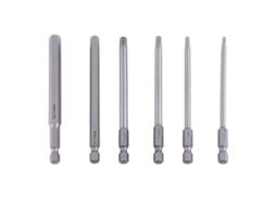 Pontas Magnéticas Laxiscreed De 100mm Para Parafusadeira, Compatíveis Com H2.5 A H8